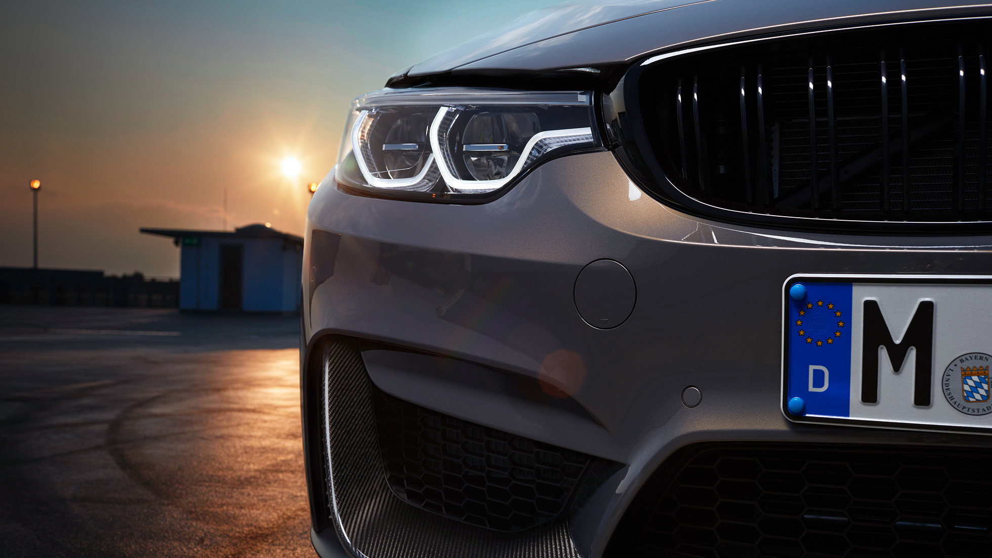 Grille de calandre réniforme Performance M de BMW, noir lustré Grille de calandre réniforme Performance M de BMW, noir lustré
