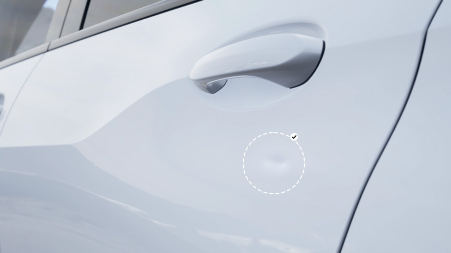 Acceptable, unacceptable dents & dings