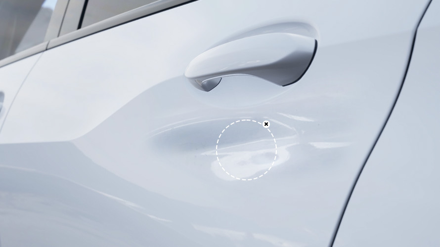 Unacceptable dents & dings