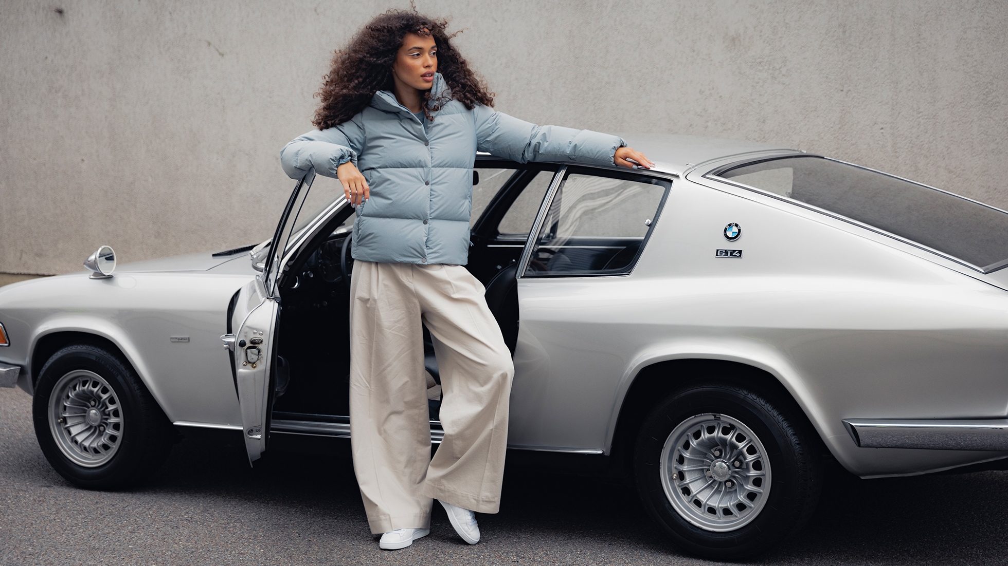 BMW Lifestyle Lookbook 2023 Goods with joy puffer jacket BMW Lifestyle Lookbook 2023 Goods with joy puffer jacket