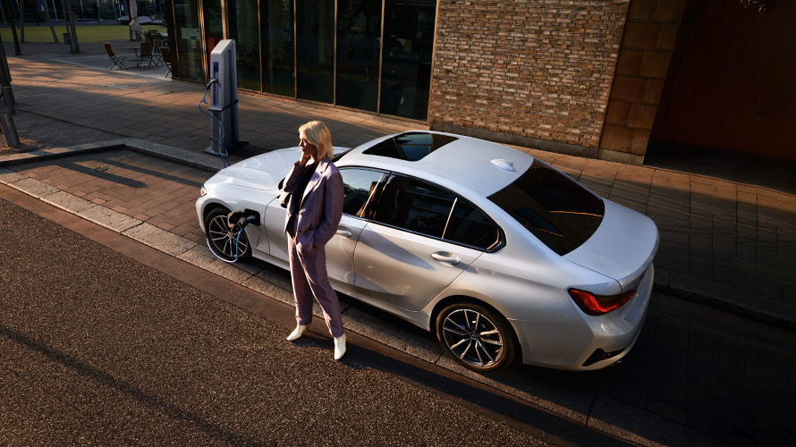 woman outside car woman outside car
