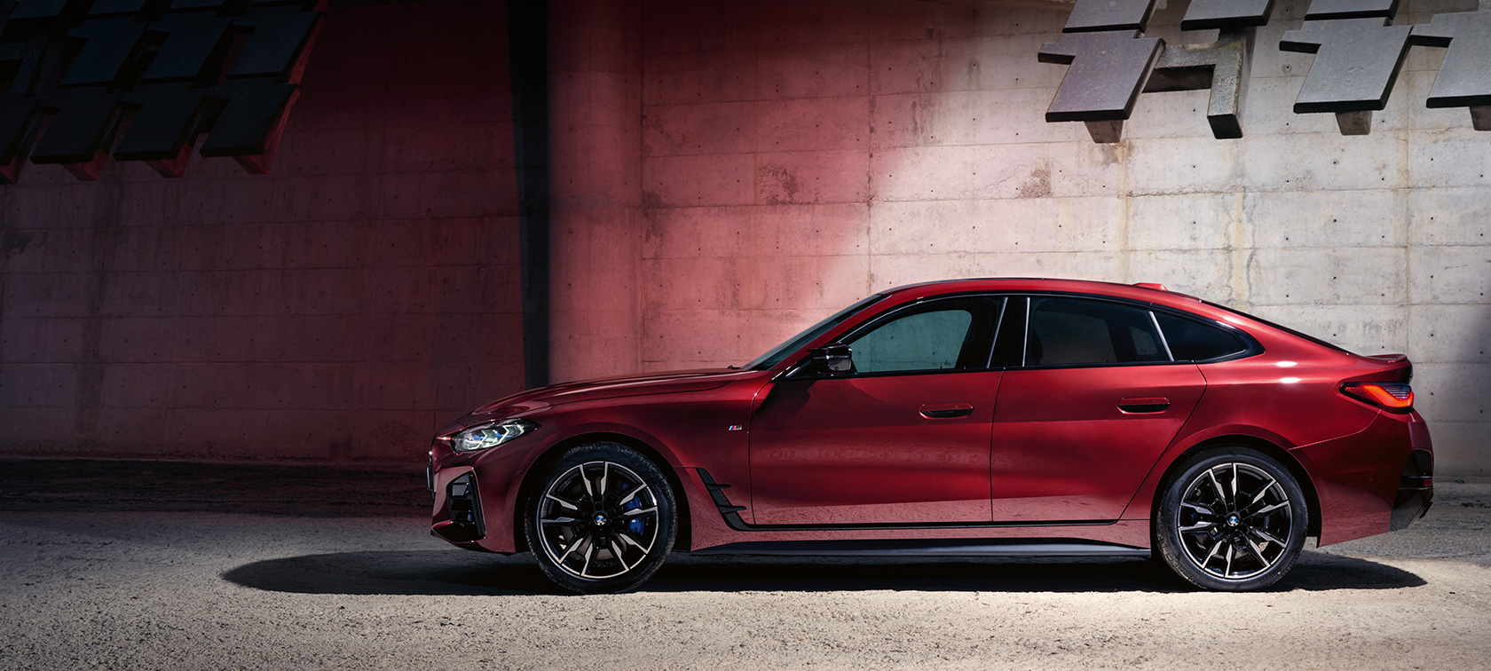 BMW 4 series gran coupe side profile