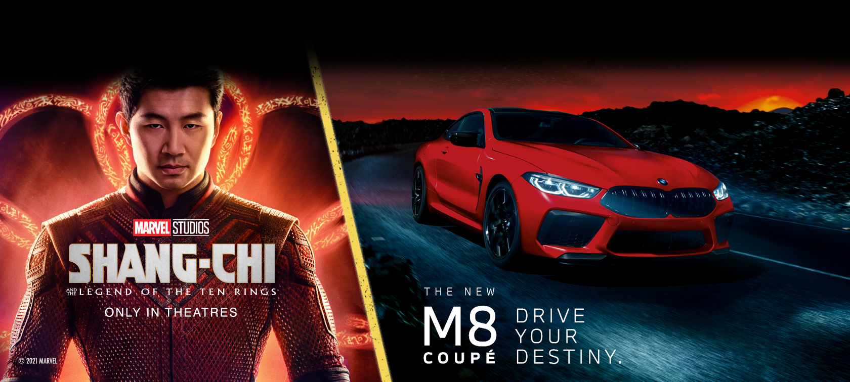 Shang-Chi and the BMW M8 Shang-Chi and the BMW M8