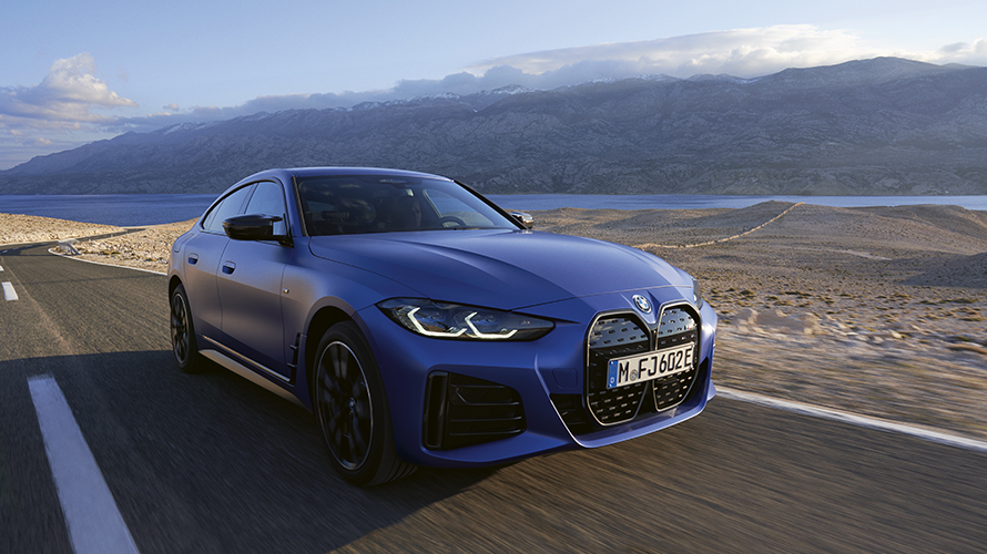 The first-ever BMW i4.