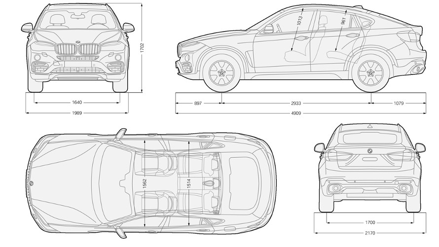 BMW X6 technical data BMW.ca