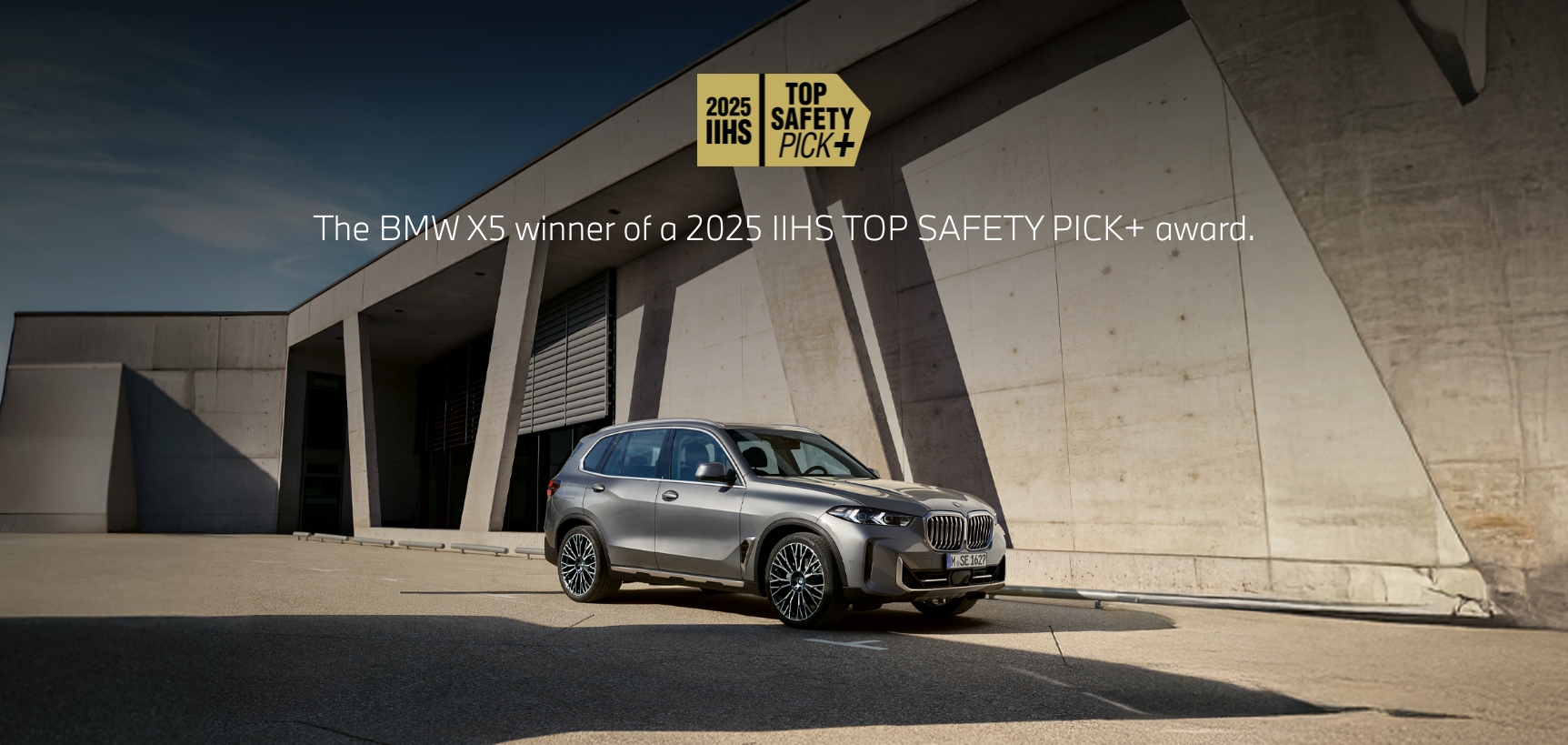 X5 IIHS AWARD