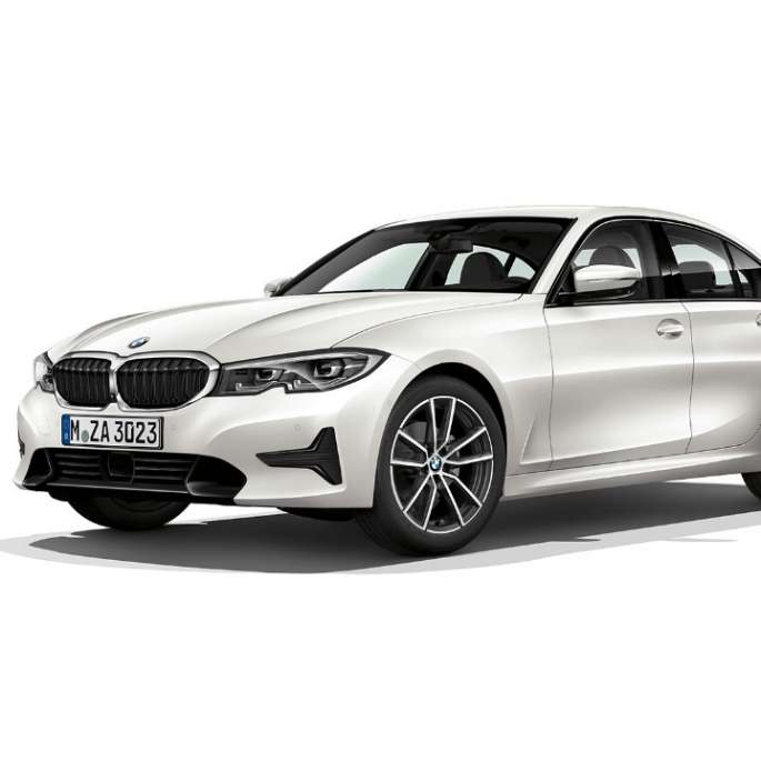 Side still shot of BMW 3 Series Sedan as Sport Line.